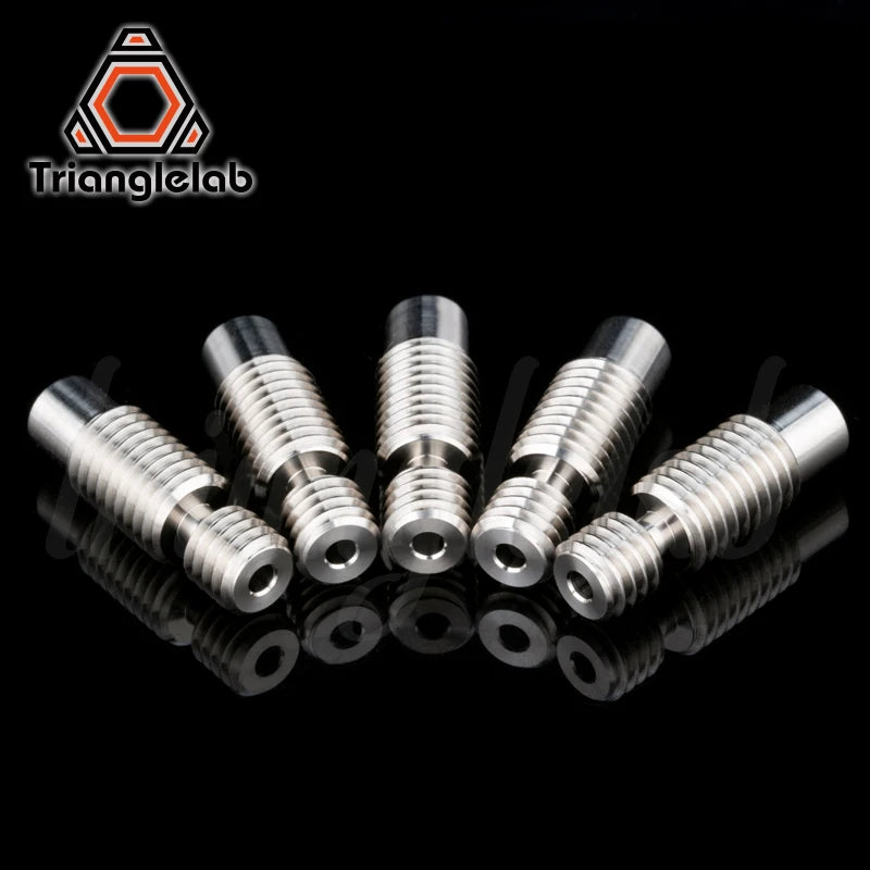 trianglelab GRADE5 V6 titanium alloy heatbreak  1.75MM for VOLCANO V6 HOTEND for Carbon fiber wear resistance 3D printer