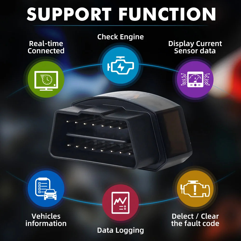 Vgate Vlinker MC V2.2 iCar Pro Bluetooth 4.0 WIFI OBD2 Scanner For Android IOS Auto Code Reader OBDII Tool PK V1.5 ELM327