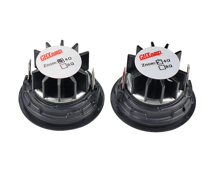 GHXAMP 20 Core 1.5 inch Tweeter Car Speaker Units 4OHM 10W Silk Diaphragm Dome Loudspeaker Neodymium Treble Head 89DB 2PCS