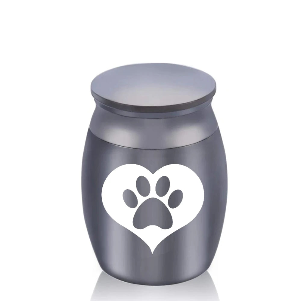 Mini Container for Ashes Coffin Box Urns for Human Ashes Pet Memorial Keepsake Stainless Steel Cremation Urn Funeral Supplies