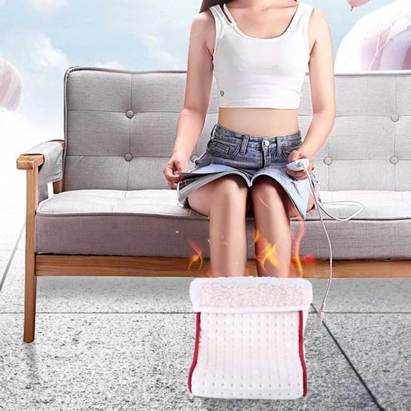 Electric Warm Foot Warmer Washable Heat 5 Modes Heat Settings Warmer Cushion Thermal Foot Warmer Massager Shose Relax