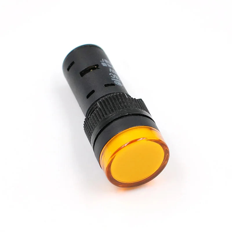 Indicator Signal Lamp Light Waterproof ad16-16ds 16mm AC/DC 12V 24V 110V 220V 380V Red Green Yellow Blue White LED Bulbs 20mA