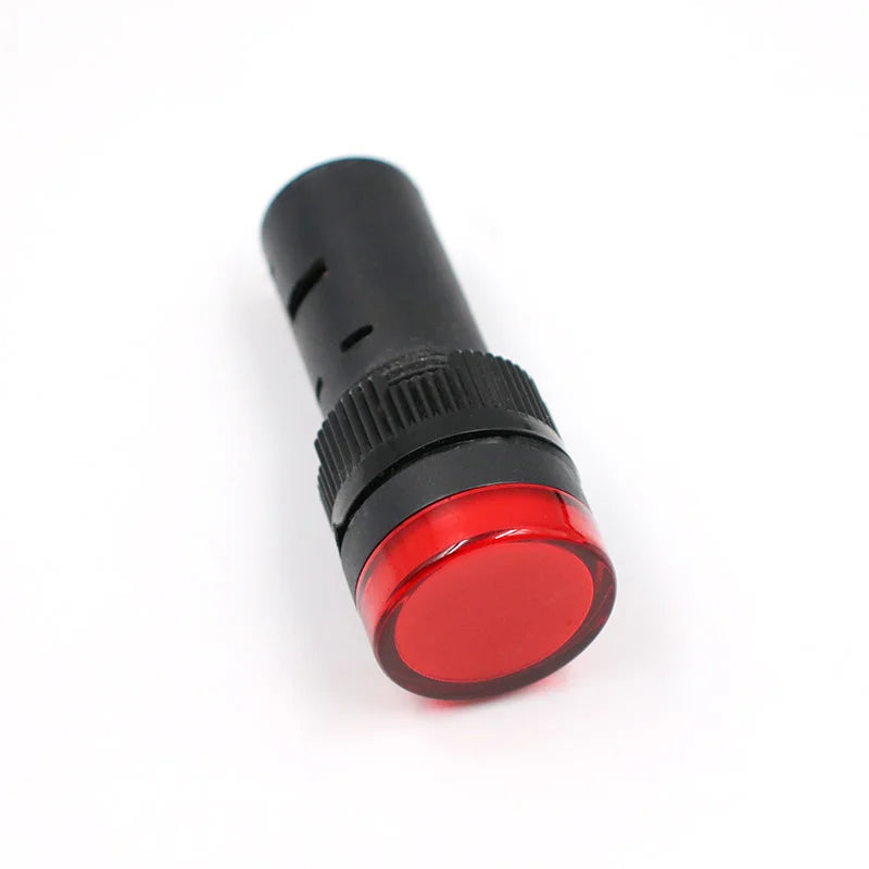 Indicator Signal Lamp Light Waterproof ad16-16ds 16mm AC/DC 12V 24V 110V 220V 380V Red Green Yellow Blue White LED Bulbs 20mA