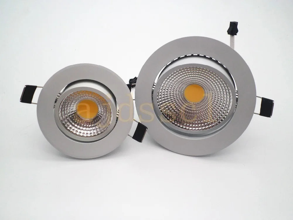 LED Downlight  Super Bright Recessed LED SPOT Dimmable COB 3W 5W 7W 12W LED Spot light LED decoration Ceiling Lamp AC/DC 12V