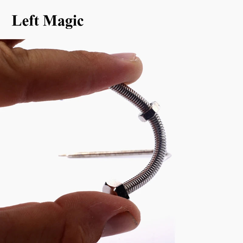 Strong Man Bending Screw Magic Tricks Close Up Street Magic Props Mentalism Professional For Magician Stage Magic Magic Toy