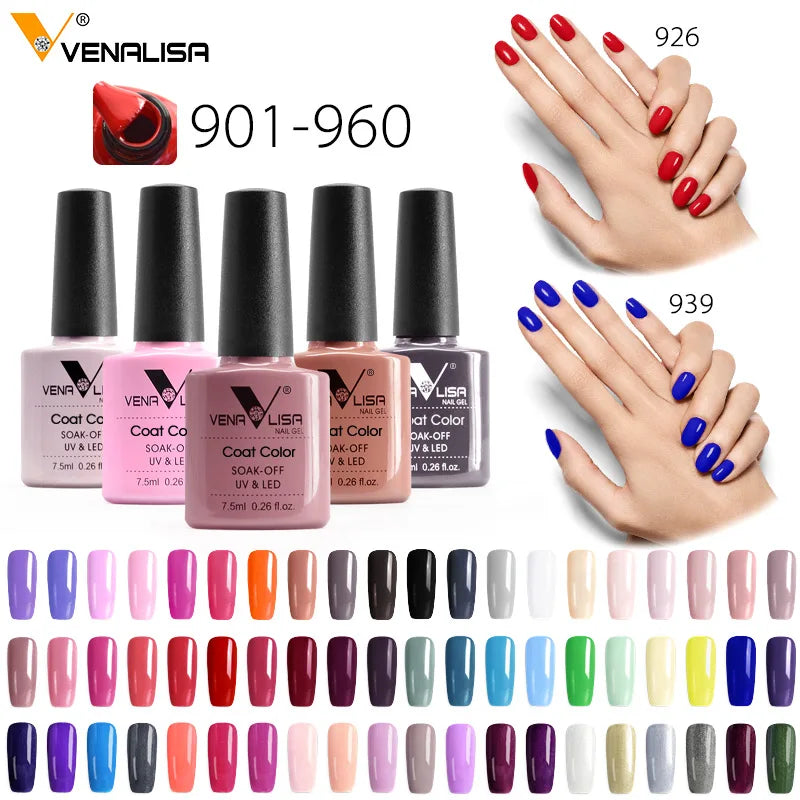 VENALISA Matte Top Coat CANNI Nail Art Design High Quality UV LED Base Coat No Sticky Layer Top Coat, Soak off Matt Topcoat
