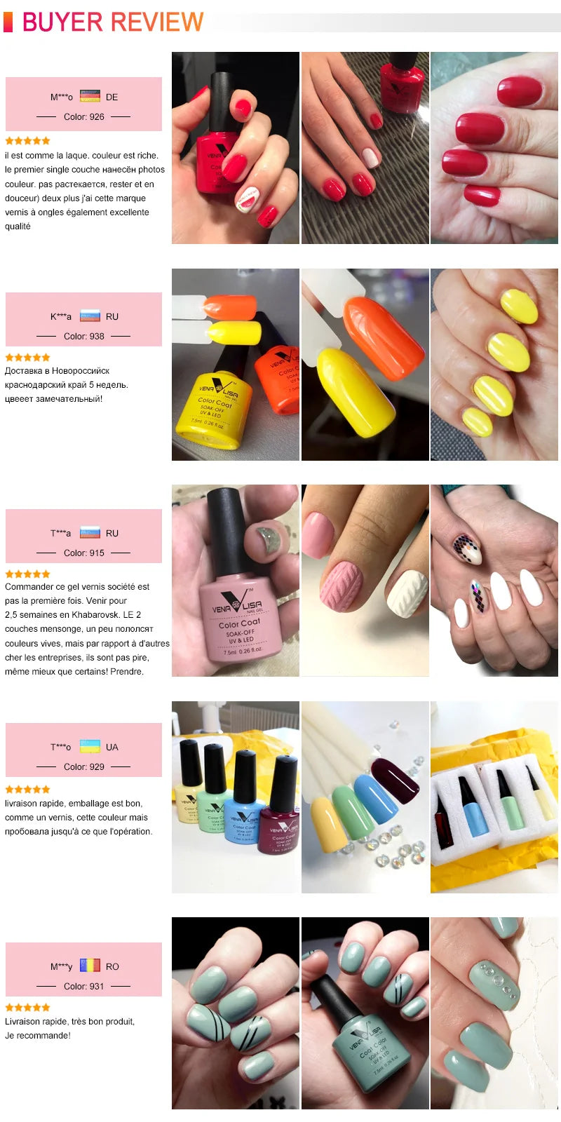 Venalisa Tempered No Wipe Top Coat Base Gel Top Coat Matte Top Nail Gel 7.5ML All Nails Base&Top Gel neon color nail polish gel