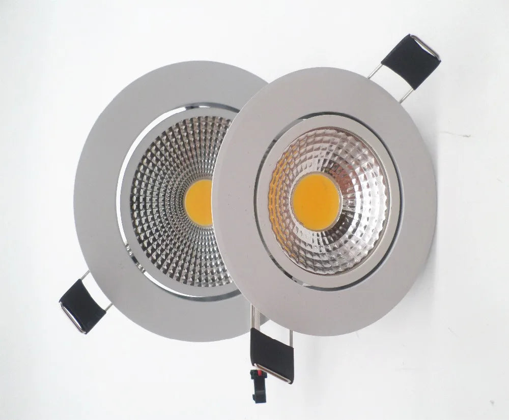 LED Downlight  Super Bright Recessed LED SPOT Dimmable COB 3W 5W 7W 12W LED Spot light LED decoration Ceiling Lamp AC/DC 12V