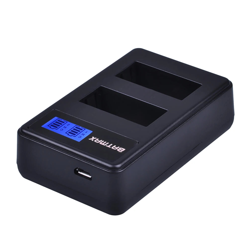 Batmax 1040mAh LP-E17 LP E17 Camera Battery + LCD Dual USB Charger for Canon EOS M3 M5 M6 750D 760D T6i T6s 800D 8000D Kiss X8i