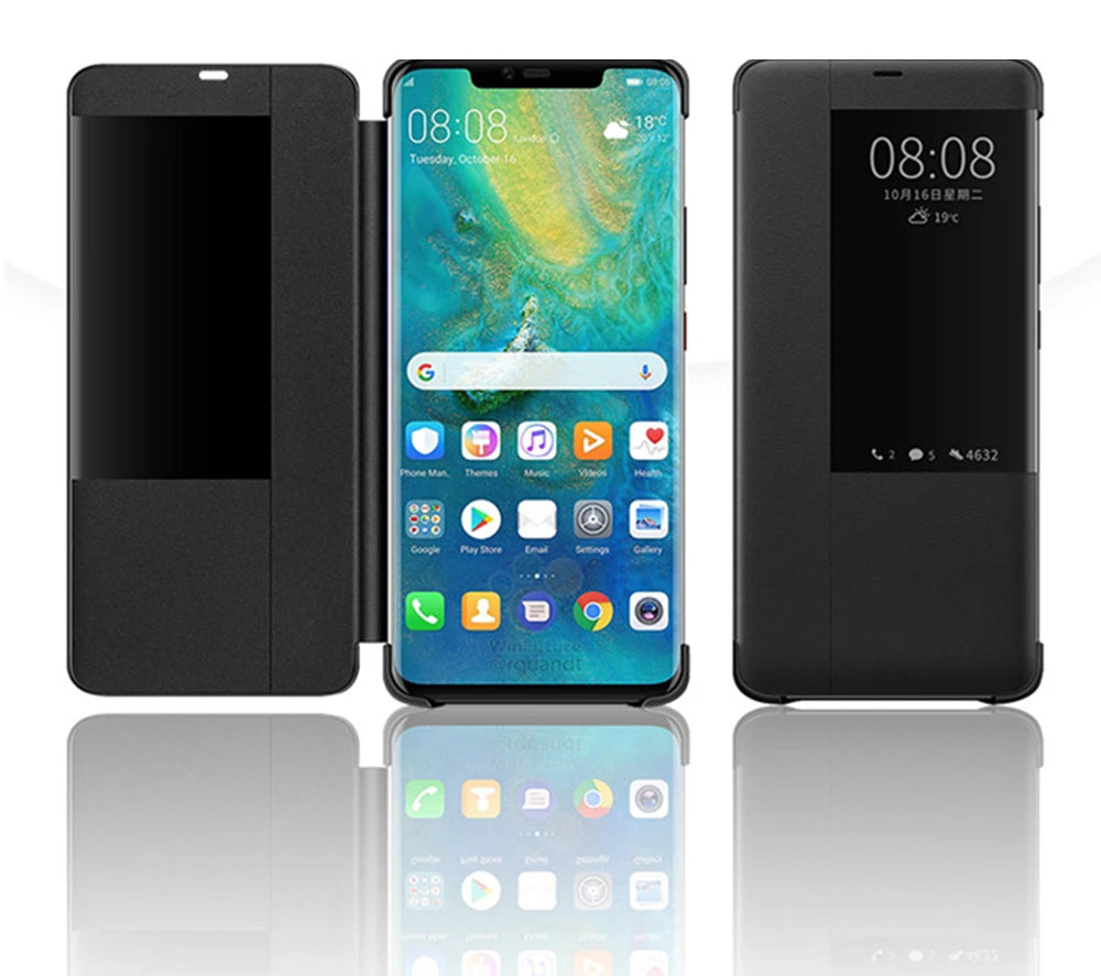 Flip Cover Leather Phone Case For Huawei P30 P40 Pro P20 Mate 20 Lite X 10 P10 Plus Mate20 P50 P 30 40 P30pro P20pro Mate20pro