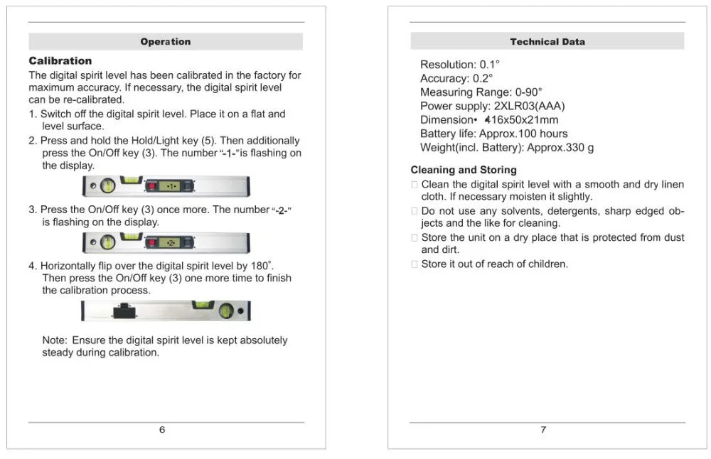 Digital Protractor Angle Finder Inclinometer electronic Level 360 degree with/without Magnets Level angle slope test Ruler 400mm