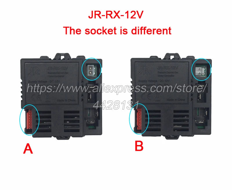 JR-RX-12V Children's electric car bluetooth remote control receiver, smooth start controller JR1958RX and JR1858RX/JR1738RX