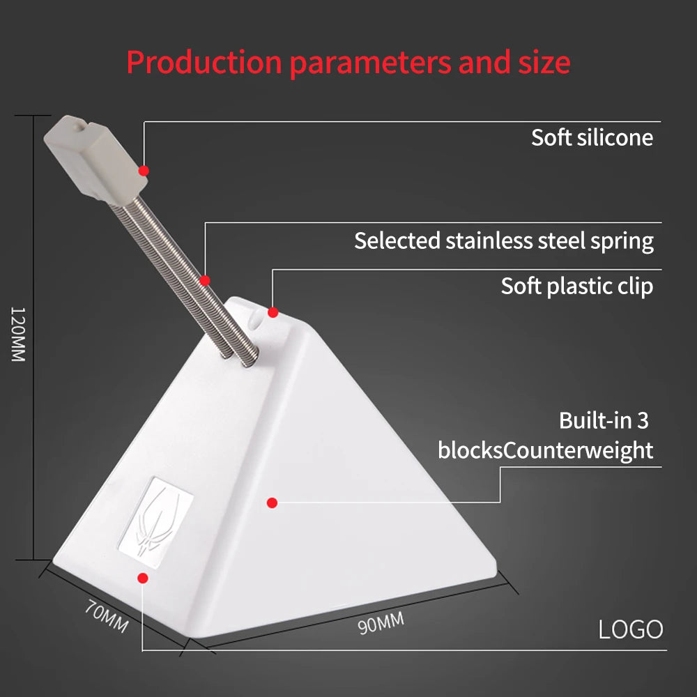 Hotline Games 3.0 Gaming Mouse Cord Clip for Zowie Esports FPS Logitech Razer Game Mouse Bungee Cable Winder