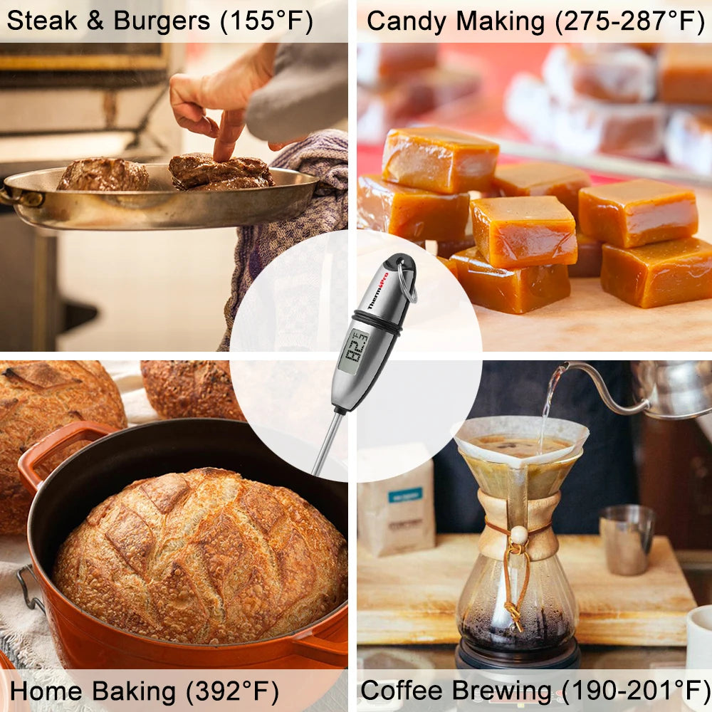 Thermopro TP-02S Meat Thermometer Kitchen Digital Cooking Food Meat Probe Electronic BBQ Household Temperature Detector Tool