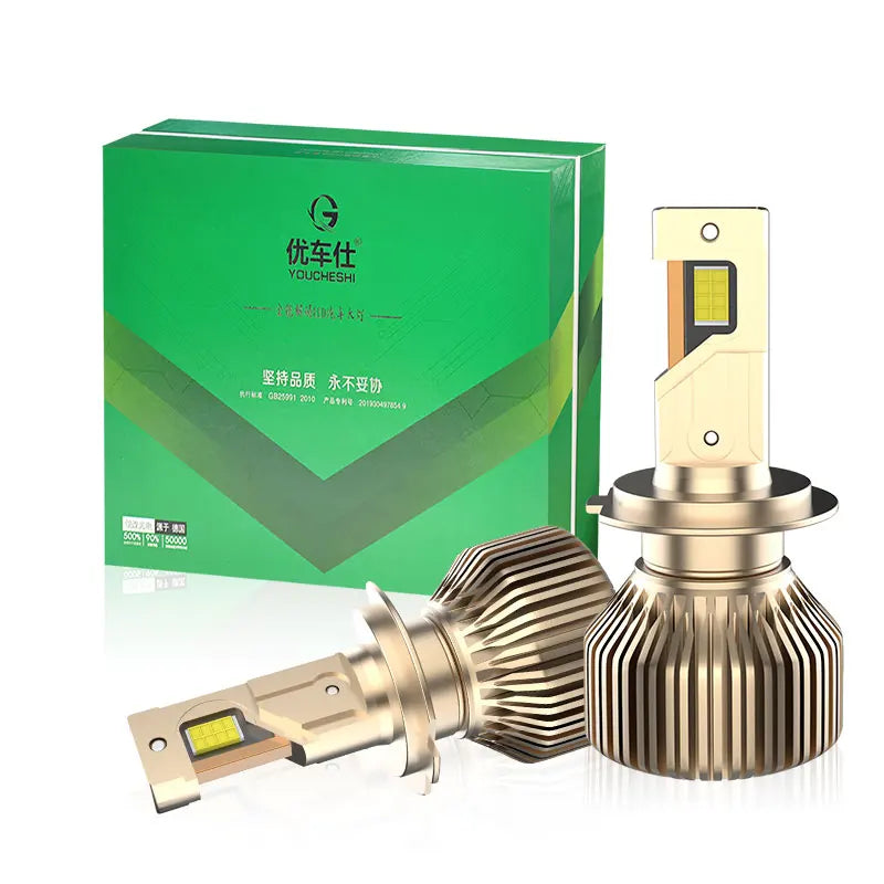 Super Bright H7 180 Watt 16600LM Full Capacity White Light Color New 12V 24V Car LED Headlights Bulbs High Quality Auto System