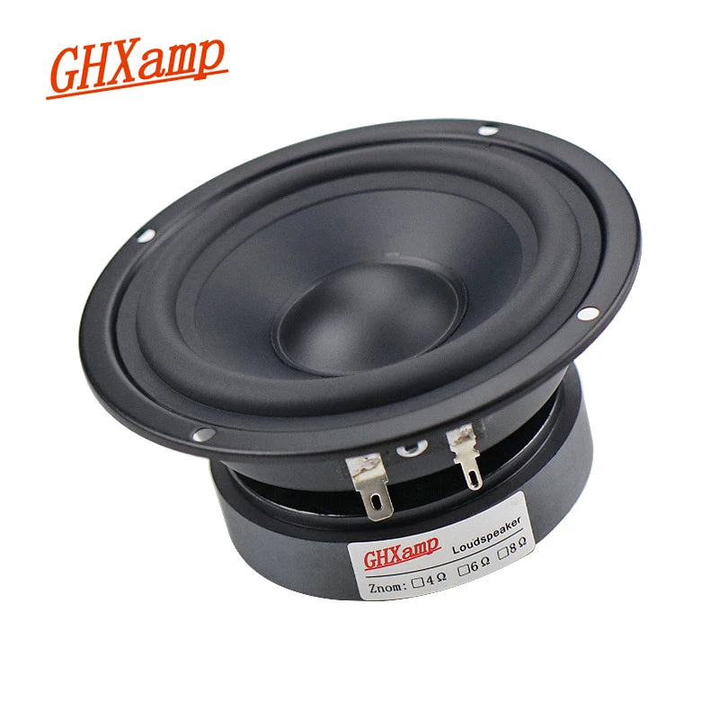 Pure Midrange Speaker Unit Hifi 4 INCH 115MM 80W Alto Speaker Mediant Home MID Unit Rubber Side Matte Coated Paper DIY 1PCS