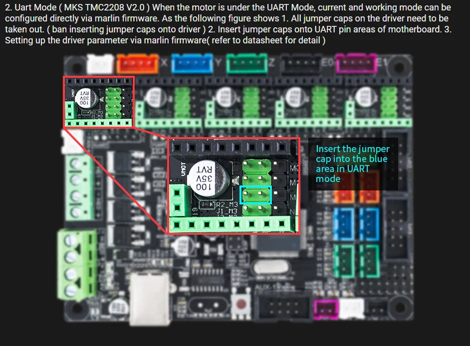 Makerbase MKS Gen_L 2.1 3D Printer Parts Control Board Support TMC2209 2208 Uart Mode Gen L