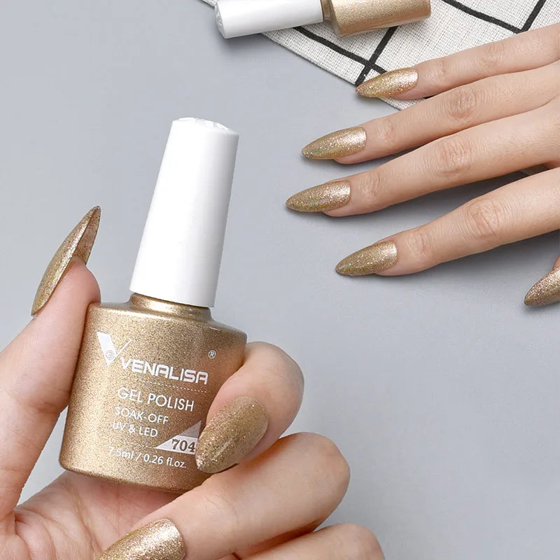 VENALISA Matte Top Coat CANNI Nail Art Design High Quality UV LED Base Coat No Sticky Layer Top Coat, Soak off Matt Topcoat