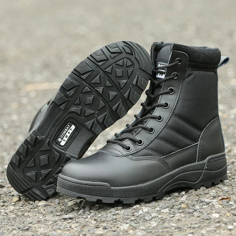 Wholesale Desert Camouflage Black Hunting Mountaineering Training Hiking Men's Boots