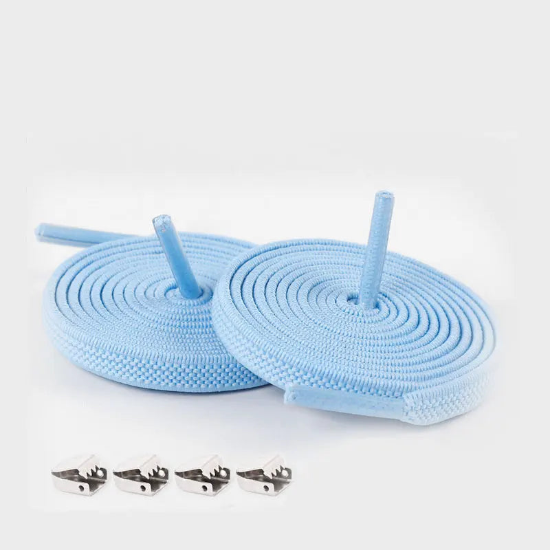 No Tie Shoelaces Elastic Outdoor Leisure Sneakers Quick Safety Flat Shoelace Kids And Adult Unisex Lazy laces