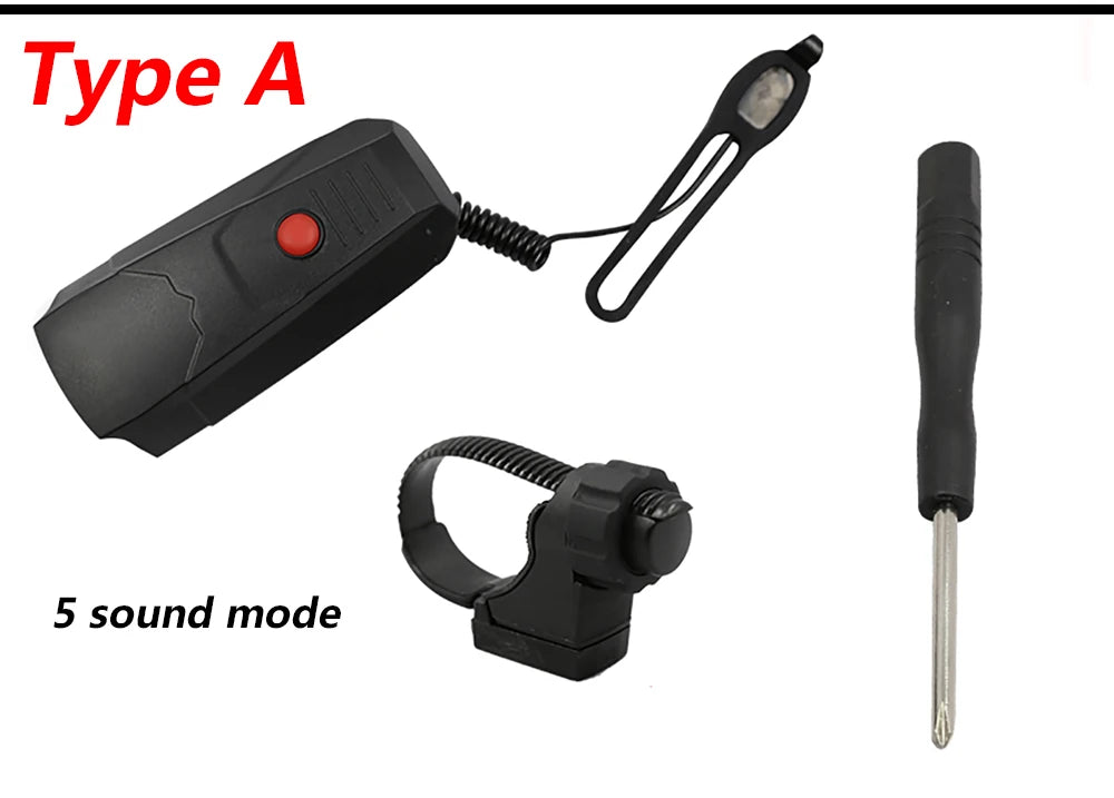 Bicycle Bell Cycling Horns Electronic Bike Bicycle Handlebar Ring Bell Horn Strong Loud Air Alarm Bell Sound Bike Horn Safety