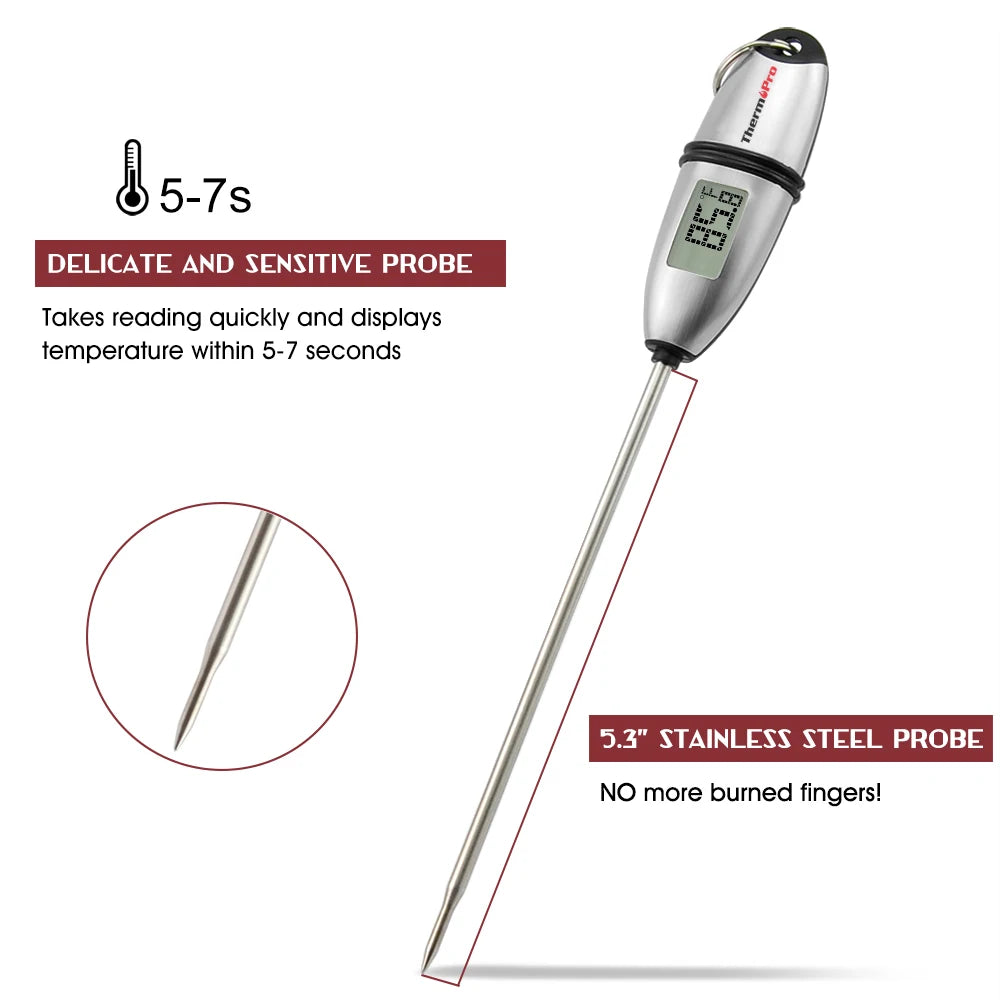 Thermopro TP-02S Meat Thermometer Kitchen Digital Cooking Food Meat Probe Electronic BBQ Household Temperature Detector Tool