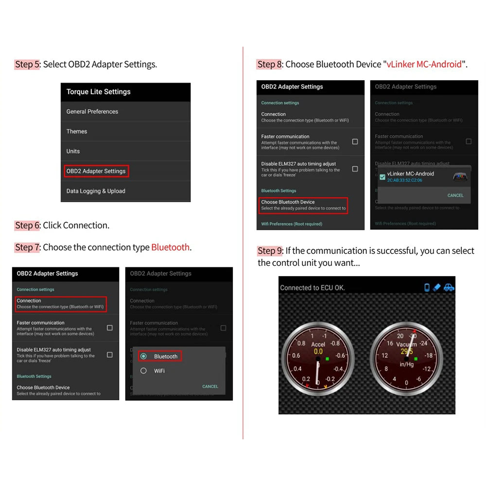 Vgate Vlinker MC V2.2 iCar Pro Bluetooth 4.0 WIFI OBD2 Scanner For Android IOS Auto Code Reader OBDII Tool PK V1.5 ELM327