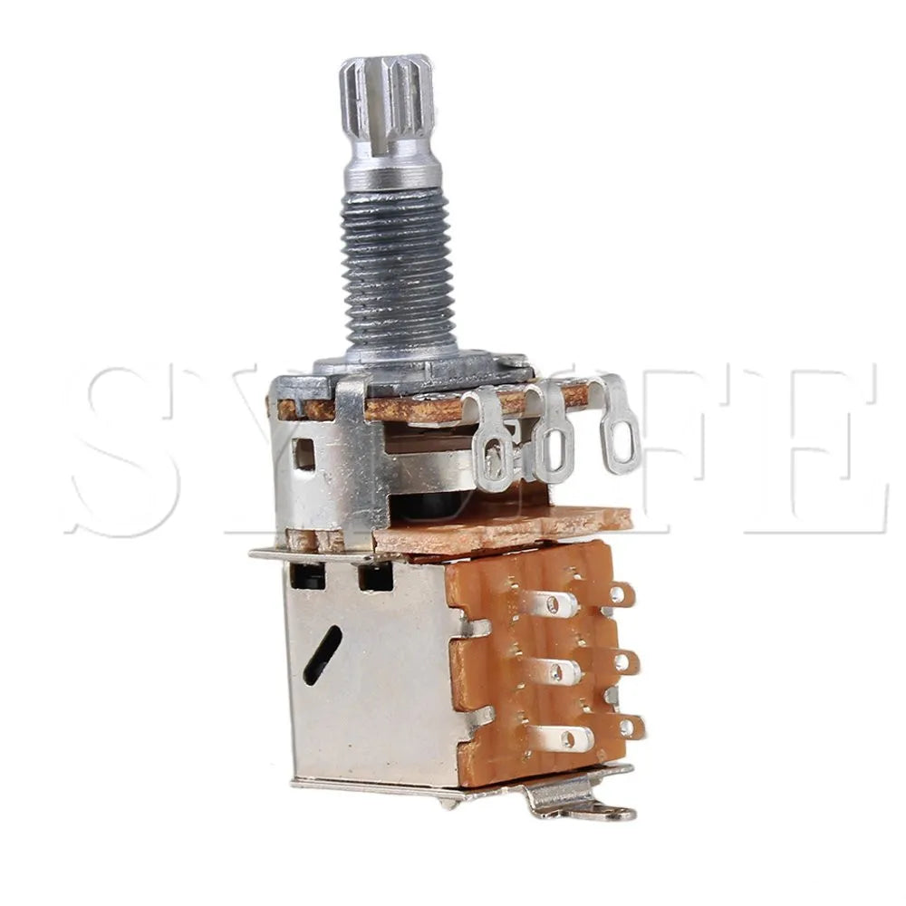 1 Set of 3 A500k Push Pull Guitar Control Pot Potentiometer