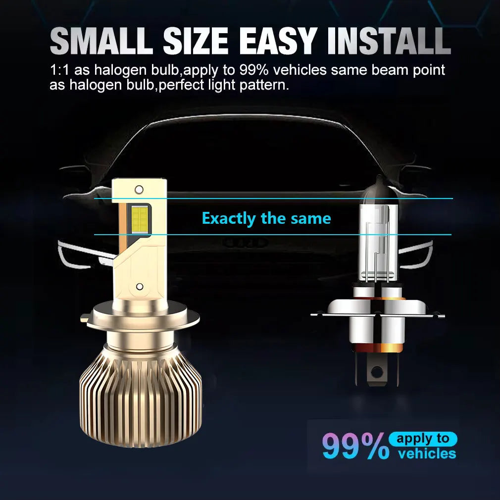 Super Bright H7 180 Watt 16600LM Full Capacity White Light Color New 12V 24V Car LED Headlights Bulbs High Quality Auto System