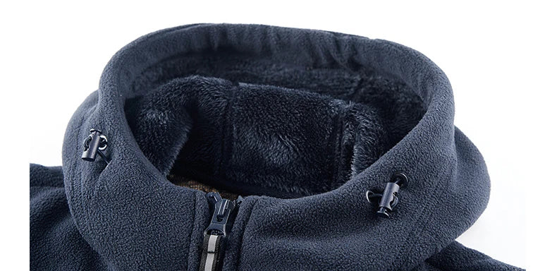 Men US Military Winter Thermal Fleece Tactical Jacket Outdoors Sports Hooded Coat Militar Softshell Hiking Outdoor Army Jackets