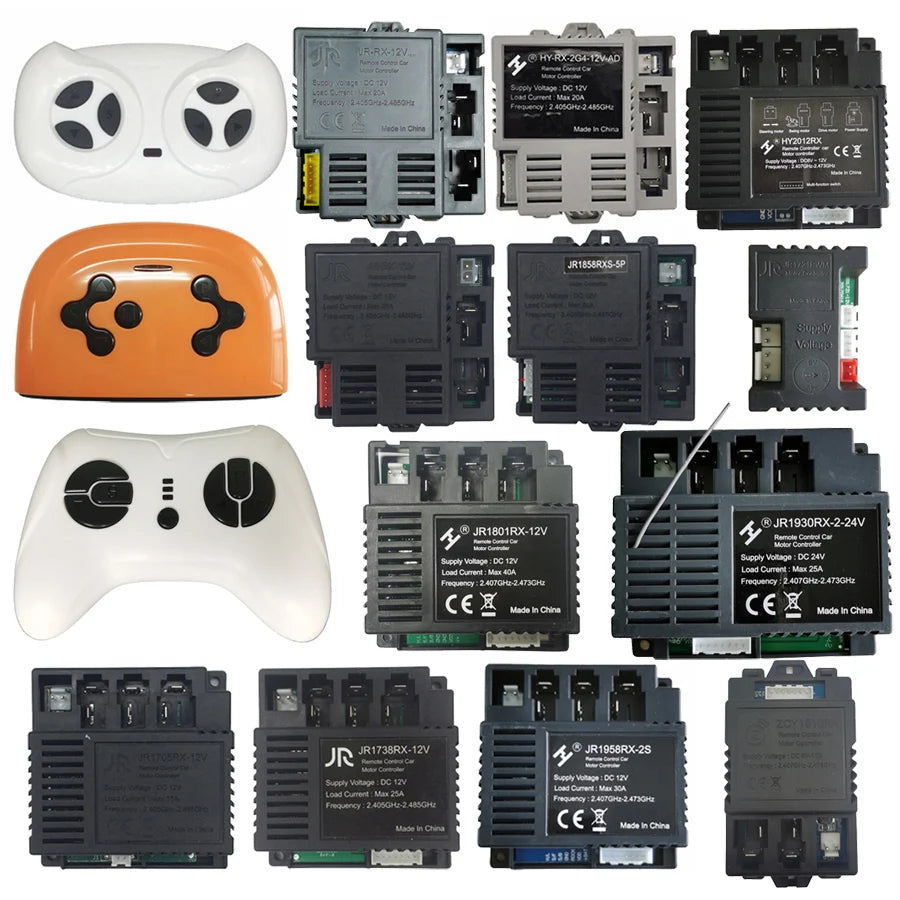 JR-RX-12V Children's electric car bluetooth remote control receiver, smooth start controller JR1958RX and JR1858RX/JR1738RX