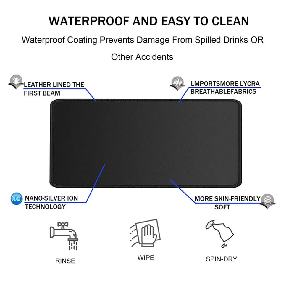 Coffee Love Heart Gaming Accessories Laptop Mousepad Rubber Anti-skid Keyboard Mat Computer Offices Game Desk Mat Pink Mousepad