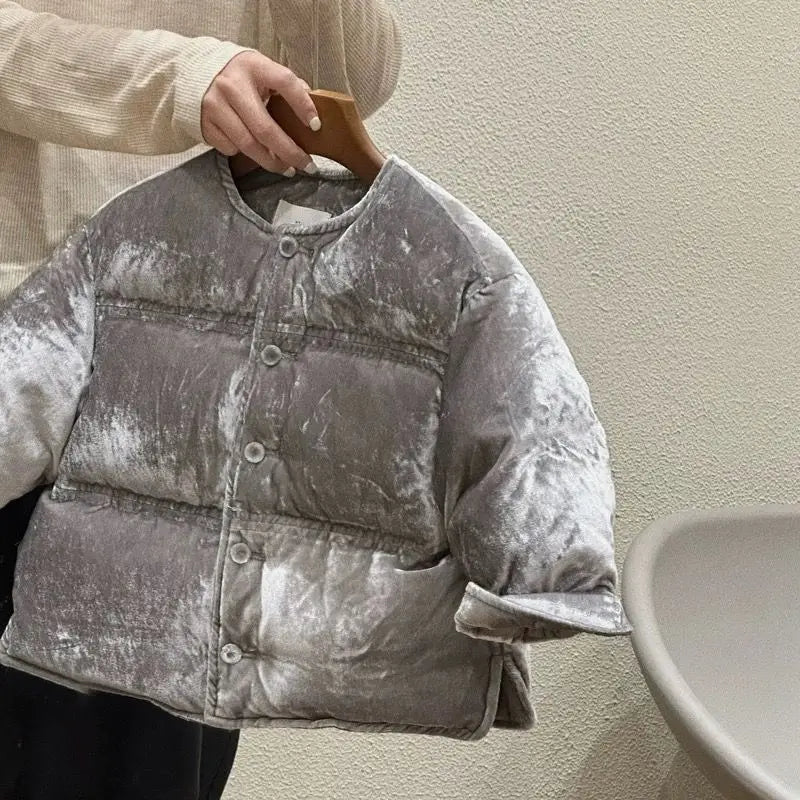 Children's Clothing, Children's Cotton Jacket, Girls' Winter Coat, Thick New Style Babies' Cotton Jacket