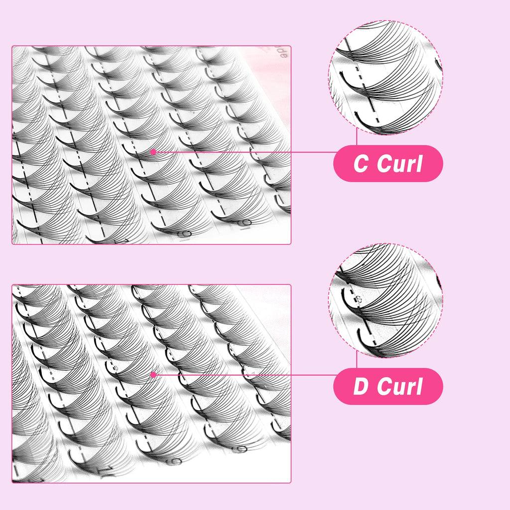 CoMango Wispy Pointy Base Premade Russian Volume Fans 3D 6D 10D 12D 14D 16D Lashes Extension 300 Fans False Mink Eyelashes