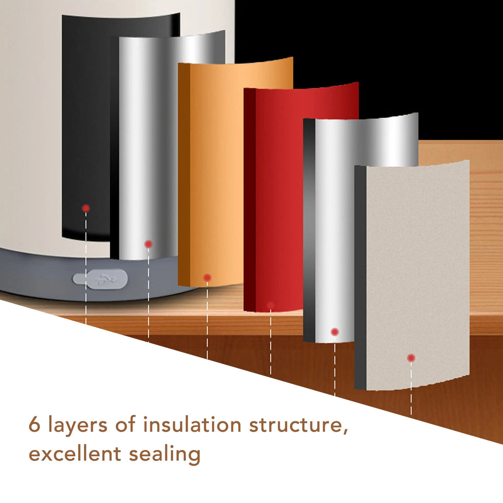 Thermal Cooker Pot Thermal Cooker Pot Stainless Steel Mini Portable Constant Temperature Heat Preservation Lifting Pot