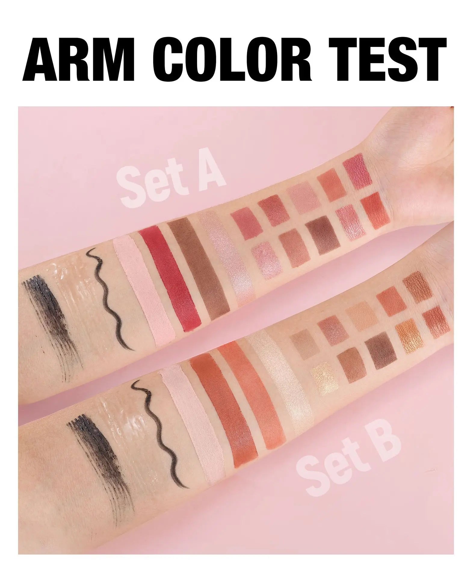 Professional Makeup Kit 11 Pieces Eyeshadow Contour Blusher Set Waterproof Highly Pigmented Smudge Proof Face Cosmetics Collecti