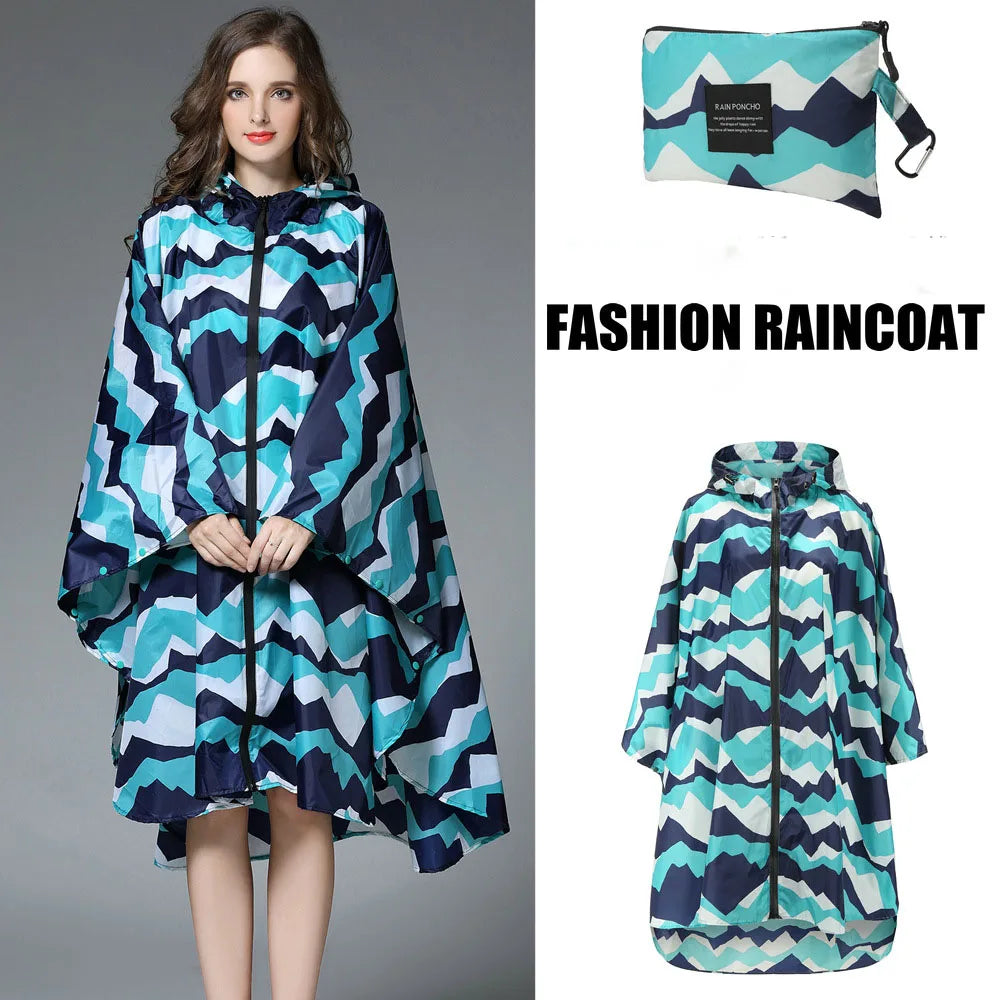 New Men Women Motocycle Raincoat Lightweight Rain Coat Poncho Waterproof Cloak Raincoats Adults Biker Hiking Windproof Rainwear