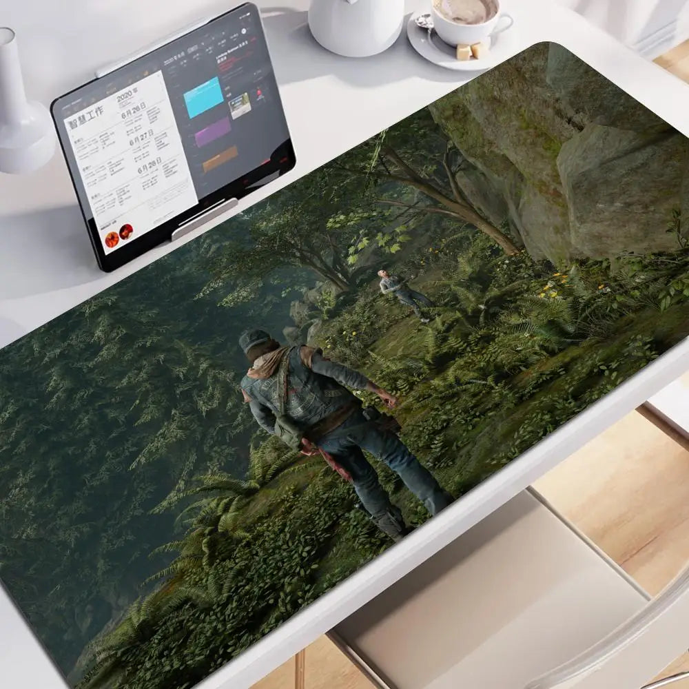 Days Gone Large Mouse Pad Pads Game Xxl Gaming Mousepad Gamer Keyboard Mause Accessories Desk Protector Mat Mats Pc Mice Office