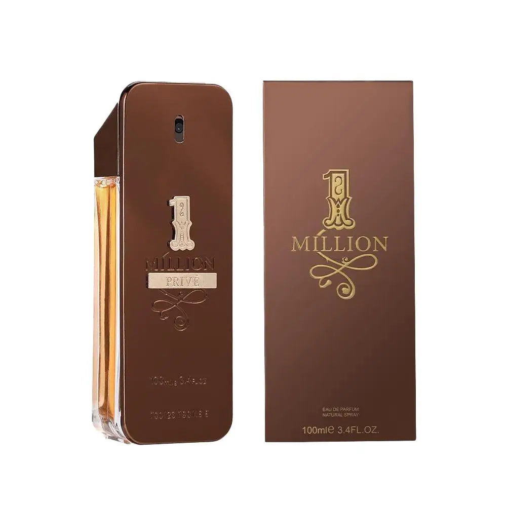 Golden Millionaire Luxury Perfume For Men Long-Lasting Woody Leather Fragrance Aromatic & Charming Masculine Scent Eau De Parfum