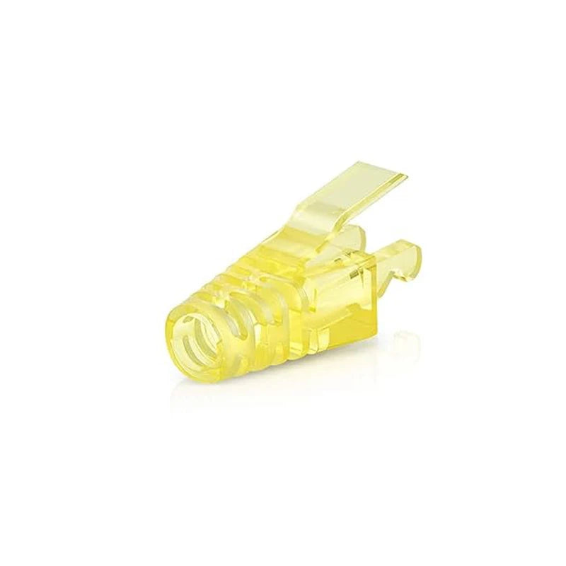 Linkwylan RJ45 Cat6 Pass Through Connectors Assorted Colors EZ to Crimp Modular Plug for Solid or Stranded UTP Network Cable