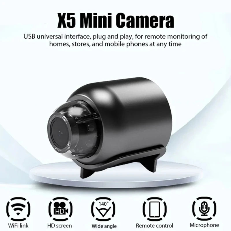 Wireless WiFi 1080P HD Mini Camera Baby Monitor Indoor Security Surveillance Night Vision IP Cam Video Recorder Safety Camcorder