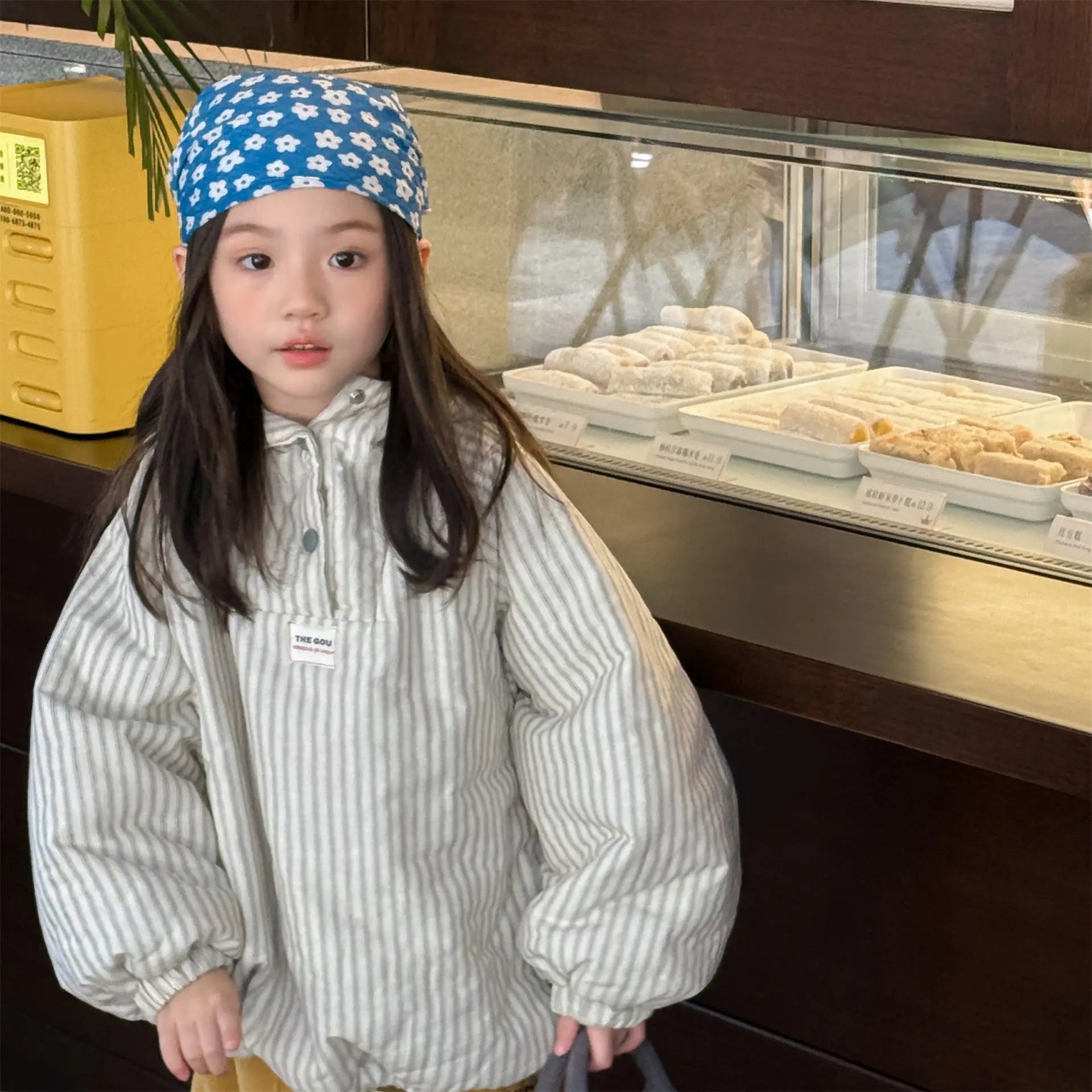 Cotton Clothes 2025 Autumn Winter New Childrens Clothing Korean Style Boys and Girls Fashion Pullover Hooded Cotton Clothes