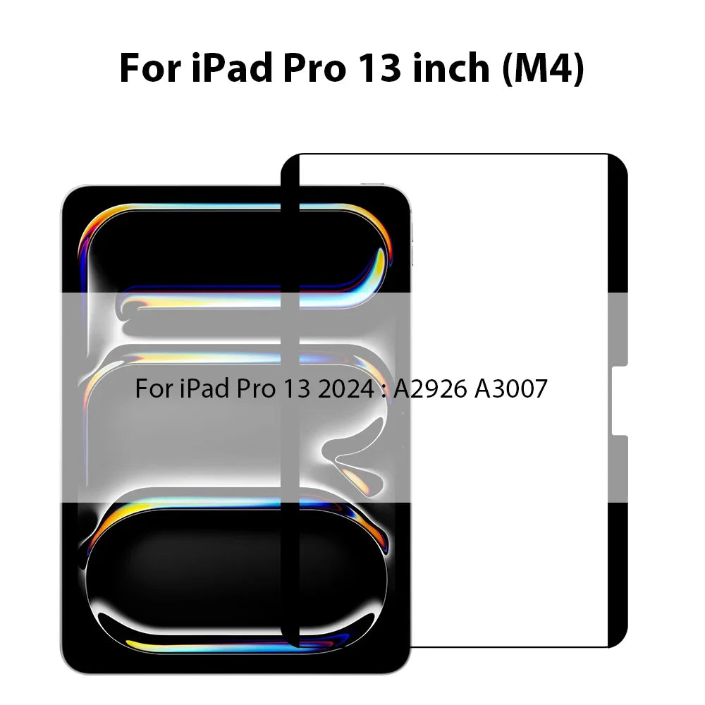 Magnetic Paper Film For Ipad Air 11 M3 M2 5 4 3 2 A16 10 9 10th 9th Generation Pro 13 M4 11th 12.9 Mini 6 7 A17 Screen Protector