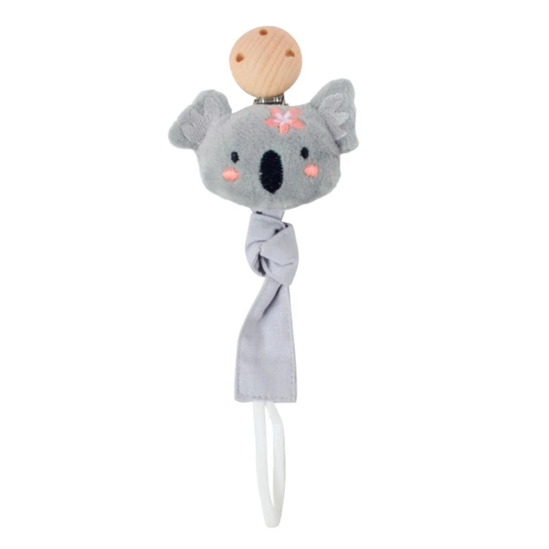 Baby Pacifier Clip Chain Cotton Cartoon Country Style Holder Dummy  Handmade   Christmas Gift Dropshipping