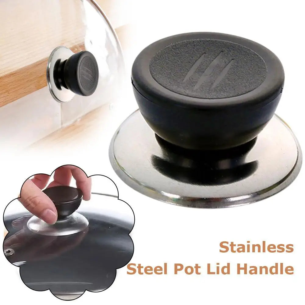 1pcs Plastic Glass Pot Button Pot Cover Head Pot Cover Universal Handle Pot Cover Cooking Accessories