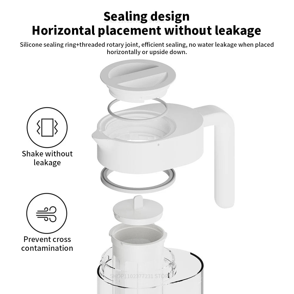 Original New Xiaomi MIJIA Cold Water Pot 1.6L Large Capacity Household Cold Water Pot Coffee Pot Tea Pot Ice Extraction Pot