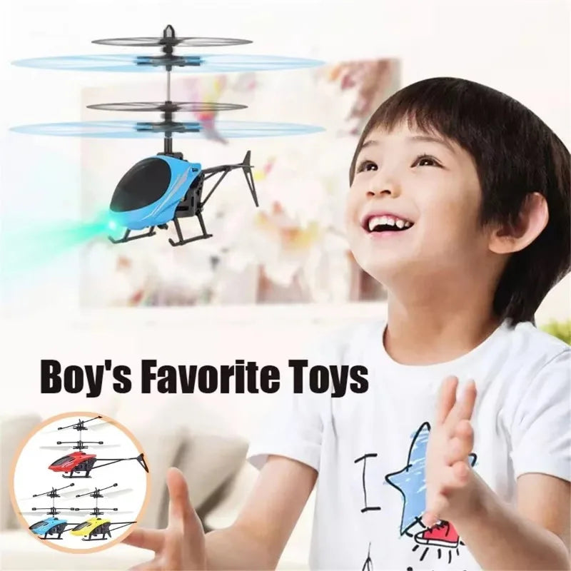 Remote Control Safe Fall-resistant Mini Helicopters Toys Rechargeable RC Helicopters Drone Toys Children's Gifts