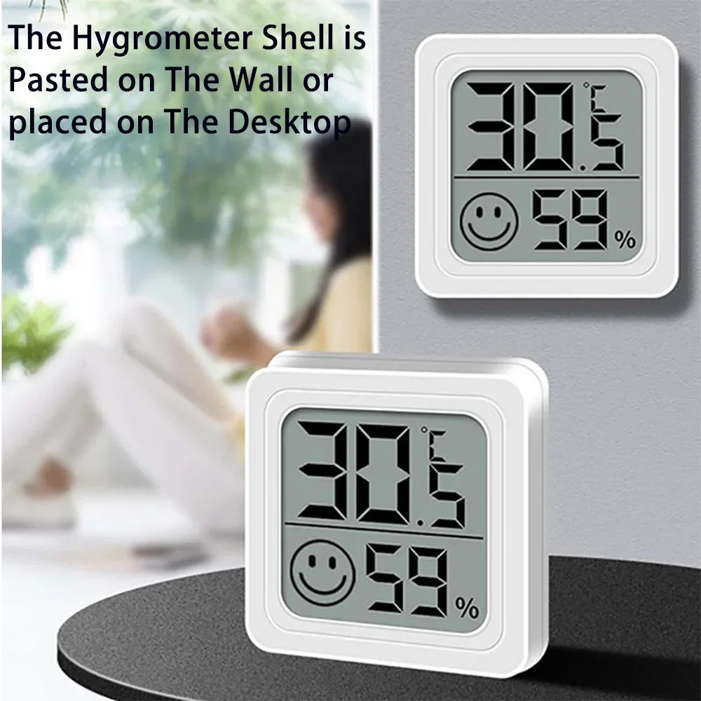 Household Digital Thermometer Hygrometer Indoor Room Home Hygrometer Temperature Humidity Meter Sensor Gauge Weather Station