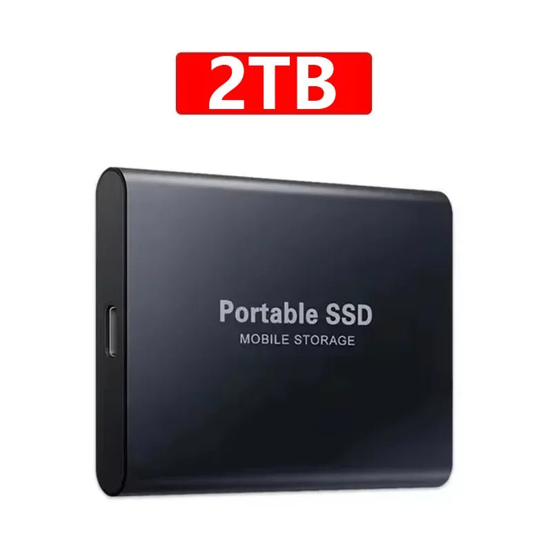 New External Hard Drive 1TB Portable SSD 2TB High-Speed Hard Disk 16TB Mass Mobile Solid State Drive USB3.2 for Laptops/PC/MAC