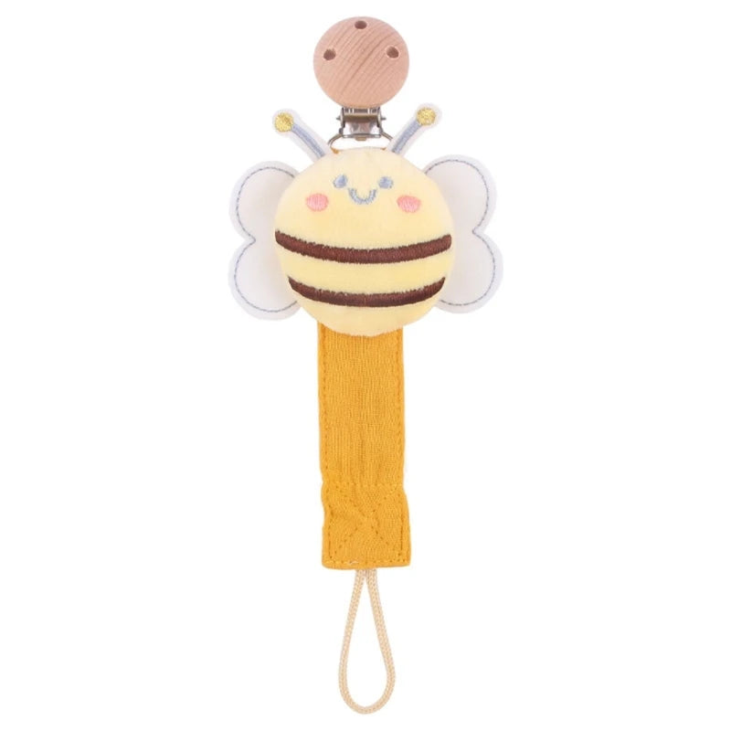 Baby Pacifier Clip Chain Cotton Cartoon Country Style Holder Dummy  Handmade   Christmas Gift Dropshipping
